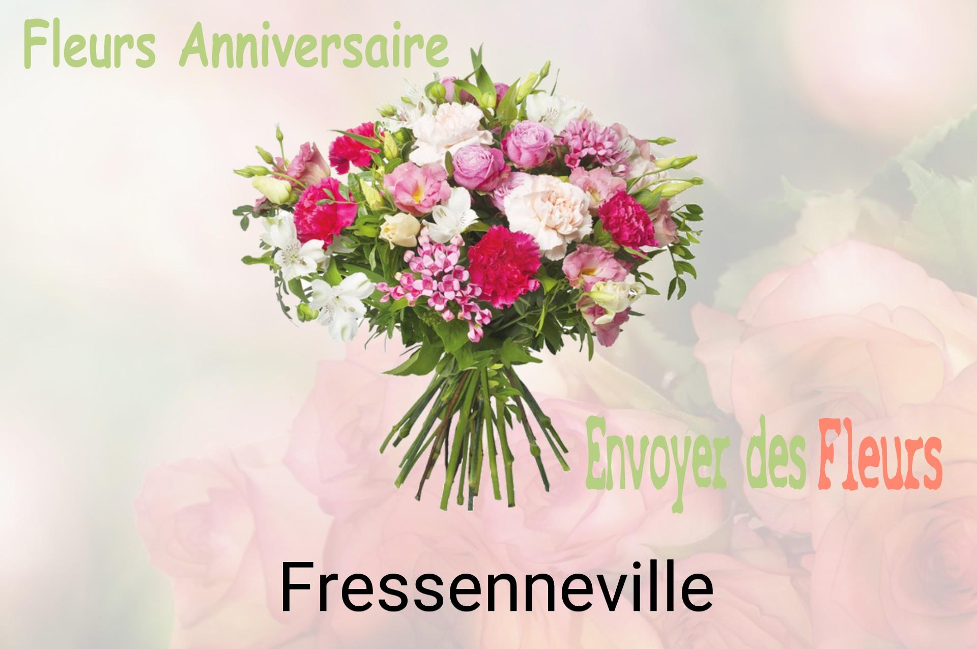 Bouquet de fleurs d’anniversaire livré à Fressenneville