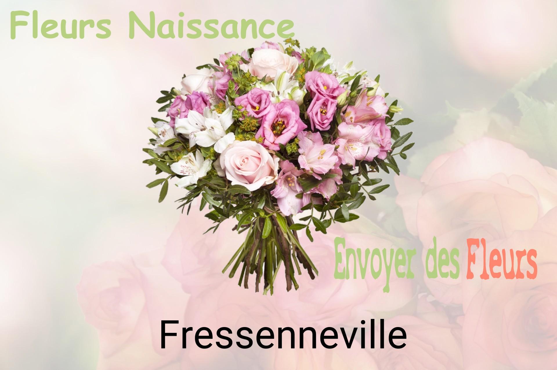 Bouquet de fleurs de naissance livré à Fressenneville